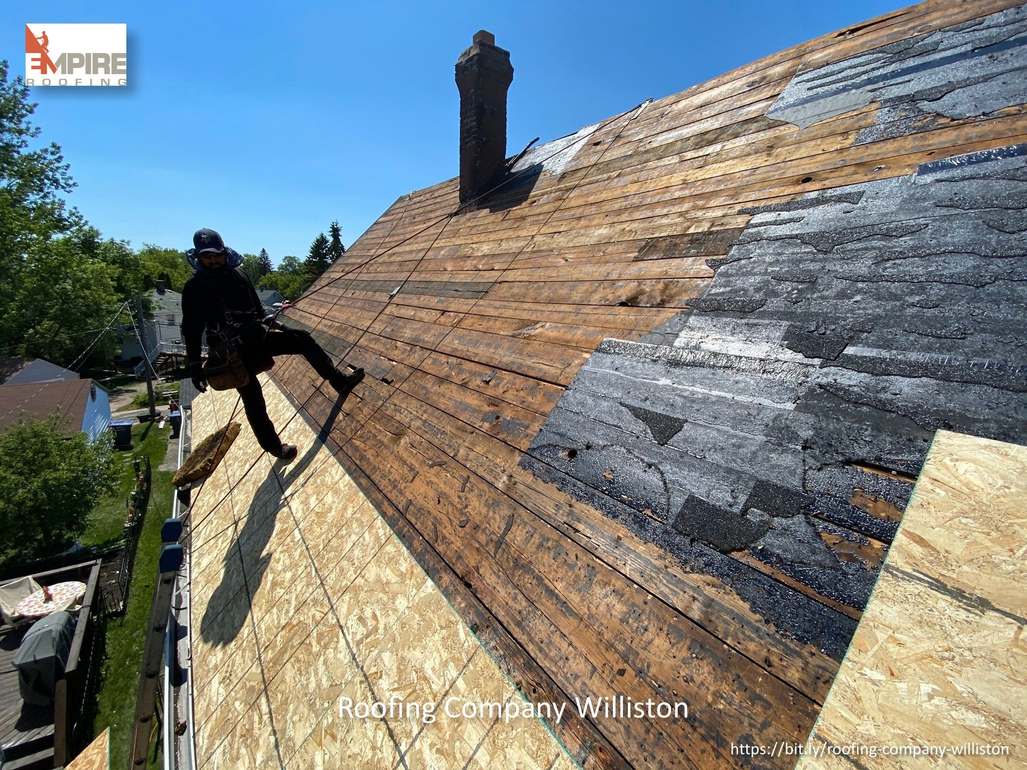 Roof repair in Williston, North Dakota